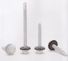 fasteners for aluminium roofing and cladding